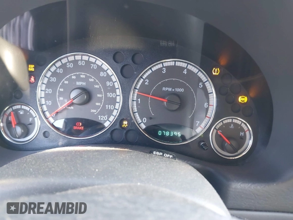 2007 Jeep Liberty Limited with VIN 1J4GL58K77W693675, listed as a IAAI auction lot 41532082 with 78,395 mi miles. Bid and sale history available at carsss.com. Image 7.