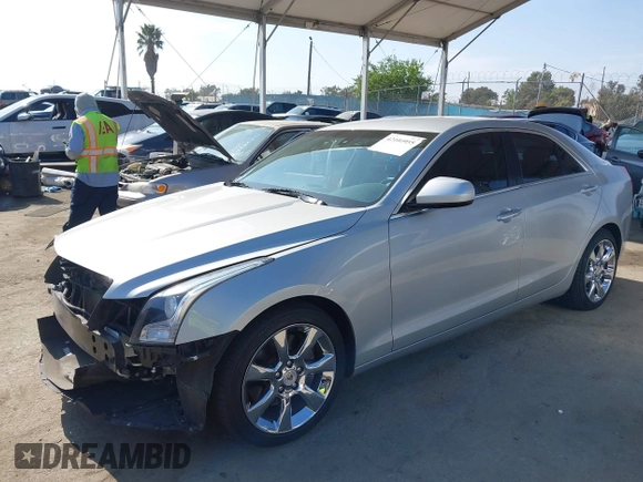 2014 Cadillac ATS Standard RWD with VIN 1G6AA5RXXE0110031, listed as a IAAI auction lot 42100955 with 82,109 mi miles. Bid and sale history available at carsss.com. Image 18.
