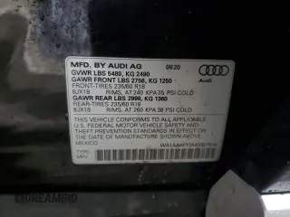 2021 Audi Q5 Premium z VIN WA1AAAFY3M2007534, wystawiony jako Copart lot #51827725 z przebiegiem 38 692 mil mil oraz Szkoda całkowita • Salvage title. Historia ofert i sprzedaży dostępna na DreamBid. Obrazek 14.