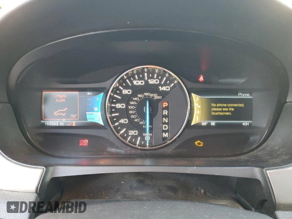 2012 Ford Edge Sport with VIN 2FMDK4AK9CBA53541, listed as a Copart auction lot 88506135 with 155,043 mi miles and Salvage Title. Bid and sale history available at carsss.com. Image 9.