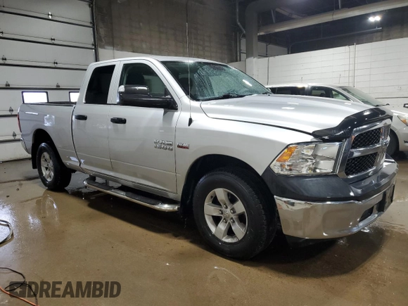 2018 Ram 1500 Express with VIN 1C6RR7FT9JS309082, listed as a Copart auction lot 47548215 with 156,529 mi miles and Salvage Title. Bid and sale history available at carsss.com. Image 4.