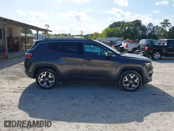 2020 Jeep Compass Limited with VIN 3C4NJCCB4LT218595, listed as a IAAI auction lot 42017002 with 90,737 mi miles and . Bid and sale history available at DreamBid. Image 13.
