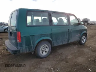 1999 Chevrolet Astro with VIN 1GNEL19W8XB101139, listed as a Copart auction lot 45427415 with 140,850 mi miles and Salvage Title. Bid and sale history available at carsss.com. Image 3.