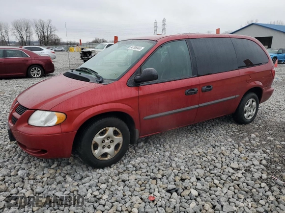 2002 Dodge Caravan SE with VIN 1B4GP24342B644602, listed as a Copart auction lot 84796844 with 216,626 mi miles and Salvage Title. Bid and sale history available at carsss.com. Image 1.