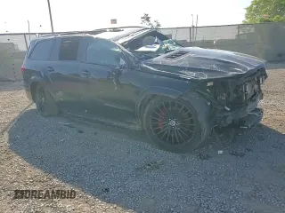 2017 Mercedes-Benz GLS 63 AMG с VIN 4JGDF7FE4HA774376, выставлен на аукционе Copart как лот 55956585 с пробегом Не указан миль и Списание • Salvage title. История ставок и продаж доступна на DreamBid. Изображение 15.