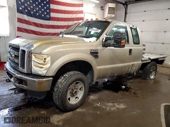2008 Ford Super Duty F-250 SRW XL with VIN 1FTSX21528ED40386, listed as a Copart auction lot 89192065 with 107,137 mi miles and Salvage Title. Bid and sale history available at carsss.com. Image 1.
