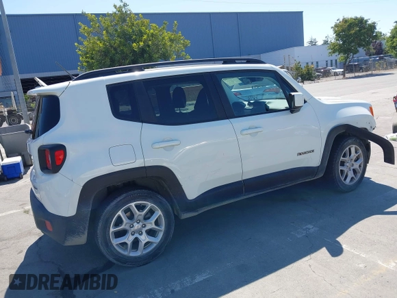 2017 Jeep Renegade Latitude with VIN ZACCJABB6HPE57027, listed as a IAAI auction lot 42561087 with 39,564 mi miles and . Bid and sale history available at DreamBid. Image 4.