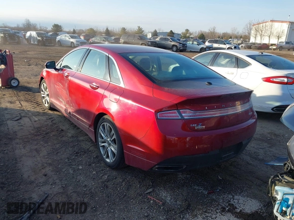 2014 Lincoln MKZ with VIN 3LN6L2G98ER834523, listed as a IAAI auction lot 41779349 with 191,355 mi miles. Bid and sale history available at carsss.com. Image 3.