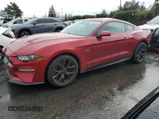 2021 Ford Mustang EcoBoost with VIN 1FA6P8TD7M5102302, listed as a Copart auction lot 42599793 with 16,107 mi miles. Bid and sale history available at carsss.com. Image 1.