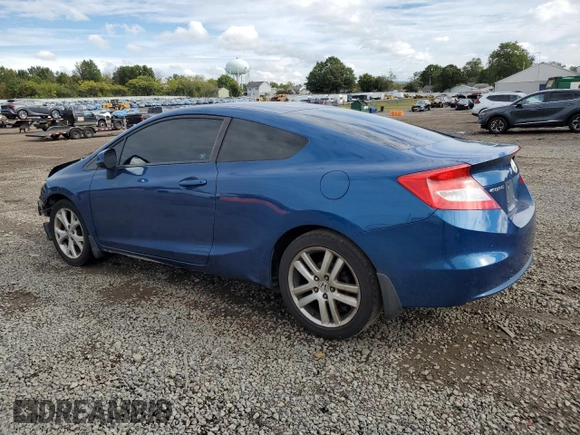 2012 Honda Civic Cpe EX with VIN 2HGFG3B84CH520973, listed as a Copart auction lot 73484514 with 179,990 mi miles and Salvage Title. Bid and sale history available at carsss.com. Image 2.