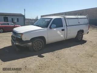 2005 Chevrolet Silverado 1500 Work Truck with VIN 1GCEC14X15Z347799, listed as a Copart auction lot 48764585 with 211,177 mi miles and Salvage Title. Bid and sale history available at carsss.com. Image 1.