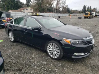 2014 Acura RLX Advance Pkg with VIN JH4KC1F9XEC004170, listed as a Copart auction lot 80102054 with 86,205 mi miles and Salvage Title. Bid and sale history available at carsss.com. Image 4.