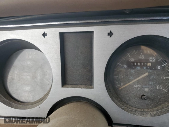 1986 Ford Bronco with VIN 1FMBU14T0GUC11348, listed as a Copart auction lot 57818175 with 54,971 mi miles and Clean title. Bid and sale history available at DreamBid. Image 9.