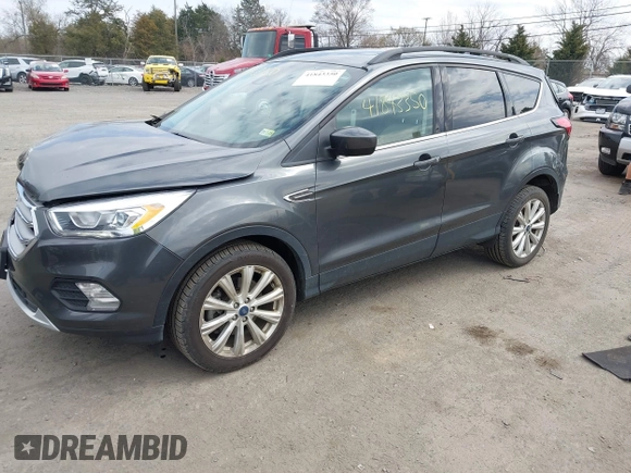 2019 Ford Escape SEL with VIN 1FMCU9HD1KUB75409, listed as a IAAI auction lot 41843350 with 91,835 mi miles. Bid and sale history available at carsss.com. Image 2.