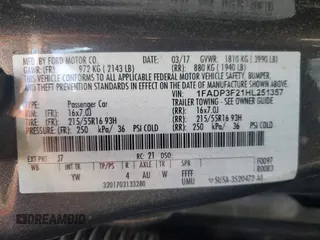 2017 Ford Focus SE with VIN 1FADP3F21HL251357, listed as a Copart auction lot 65214535 with 76,895 mi miles and Clean title. Bid and sale history available at DreamBid. Image 12.