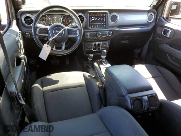 2020 Jeep Wrangler Unlimited Sahara with VIN 1C4HJXEG2LW329752, listed as a Copart auction lot 68563674 with 40,922 mi miles and Salvage Title. Bid and sale history available at carsss.com. Image 8.