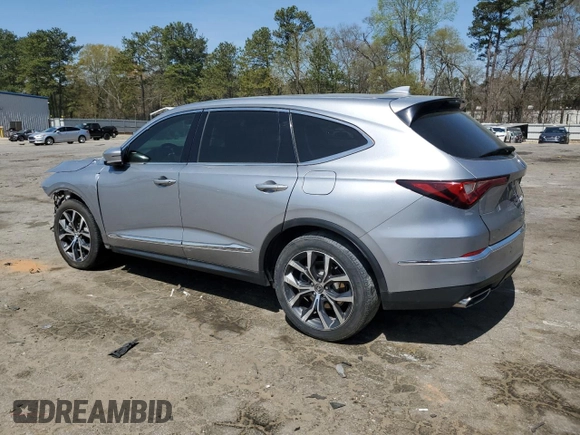 2022 Acura MDX w/Technology Package with VIN 5J8YD9H42NL001662, listed as a Copart auction lot 49833585 with 0 mi miles and Clean Title. Bid and sale history available at carsss.com. Image 2.