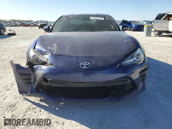 2017 Toyota 86 with VIN JF1ZNAA13H9702297, listed as a Copart auction lot 87482774 with 93,748 mi miles and Salvage Title. Bid and sale history available at carsss.com. Image 5.