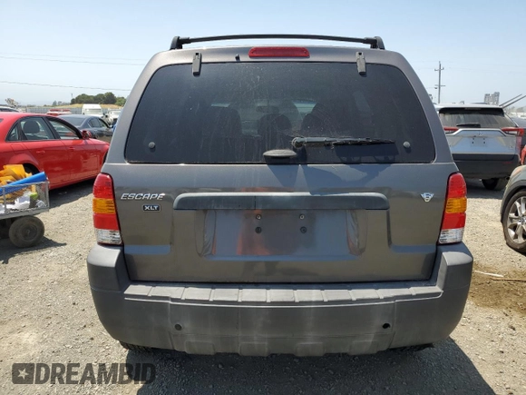 2006 Ford Escape XLT with VIN 1FMYU03166KA03859, listed as a Copart auction lot 58864195 with 151,998 mi miles and Clean title. Bid and sale history available at DreamBid. Image 6.