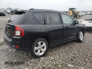 2017 Jeep Compass Sport with VIN 1C4NJCBA2HD147449, listed as a Copart auction lot 89077535 with 132,150 mi miles and Salvage Title. Bid and sale history available at carsss.com. Image 3.