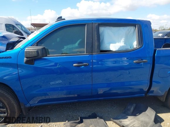2024 Chevrolet Silverado 1500 Custom with VIN 3GCPABEK1RG202503, listed as a IAAI auction lot 40682689 with 6,605 mi miles and . Bid and sale history available at DreamBid. Image 15.