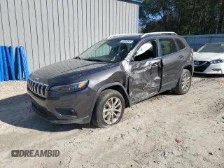 2021 Jeep Cherokee Latitude Lux with VIN 1C4PJLMX2MD226981, listed as a Copart auction lot 48596545 with 12,250 mi miles and Salvage Title. Bid and sale history available at carsss.com. Image 1.