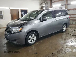 2017 Nissan Quest SV with VIN JN8AE2KP1H9166017, listed as a Copart auction lot 41770135 with 145,305 mi miles and Salvage Title. Bid and sale history available at carsss.com. Image 1.