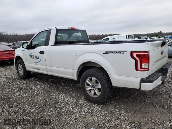 2017 Ford F-150 XL with VIN 1FTMF1C87HKD66688, listed as a Copart auction lot 43956155 with 191,424 mi miles and Salvage Title. Bid and sale history available at carsss.com. Image 2.