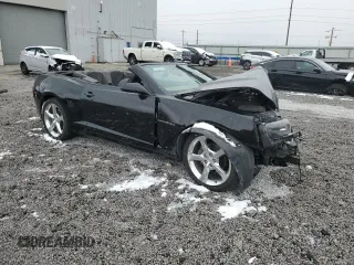 2015 Chevrolet Camaro LT with VIN 2G1FF3D38F9297606, listed as a Copart auction lot 79968184 with 0 mi miles and Salvage Title. Bid and sale history available at carsss.com. Image 4.