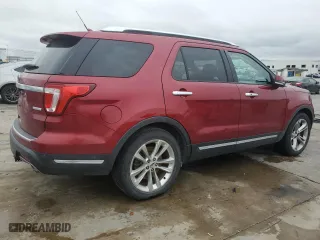 2018 Ford Explorer Limited with VIN 1FM5K7FH2JGB03866, listed as a Copart auction lot 86318694 with 133,616 mi miles and Salvage Title. Bid and sale history available at carsss.com. Image 3.