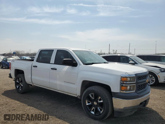 2014 Chevrolet Silverado 1500 Work Truck with VIN 3GCUKPEC2EG413855, listed as a Copart auction lot 53521325 with 131,910 mi miles and Clean Title. Bid and sale history available at carsss.com. Image 4.