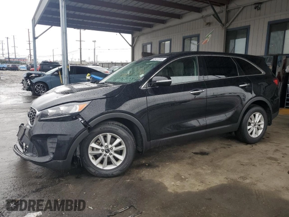 2019 Kia Sorento L with VIN 5XYPG4A35KG472623, listed as a Copart auction lot 45412305 with 16,621 mi miles and Salvage Title. Bid and sale history available at carsss.com. Image 1.