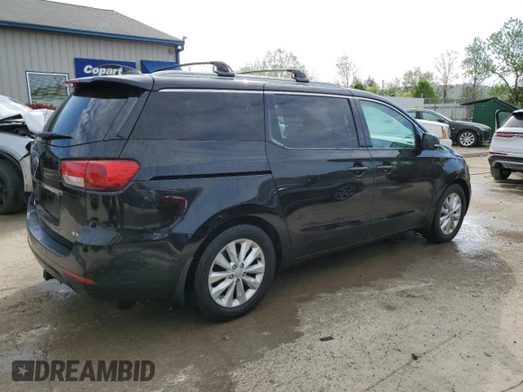 2016 Kia Sedona SX with VIN KNDMC5C1XG6113634, listed as a Copart auction lot 54130725 with 105,278 mi miles and Salvage Title. Bid and sale history available at carsss.com. Image 3.