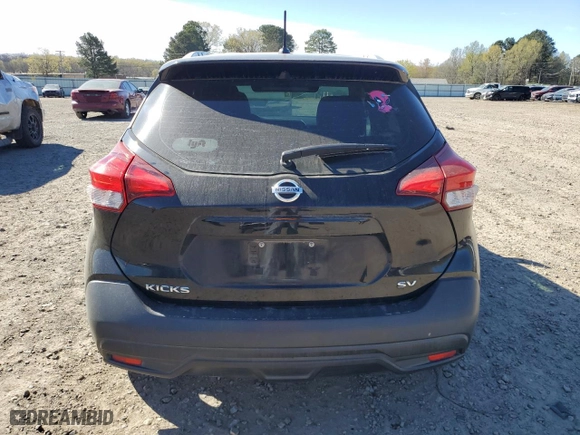 2018 Nissan Kicks SV with VIN 3N1CP5CU6JL497857, listed as a Copart auction lot 50073075 with 89,003 mi miles and Salvage Title. Bid and sale history available at carsss.com. Image 6.