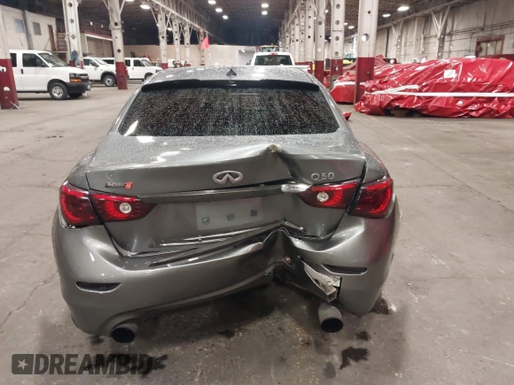 2016 Infiniti Q50 3.0t Premium with VIN JN1EV7AP0GM305466, listed as a IAAI auction lot 41778105 with 79,919 mi miles. Bid and sale history available at carsss.com. Image 16.
