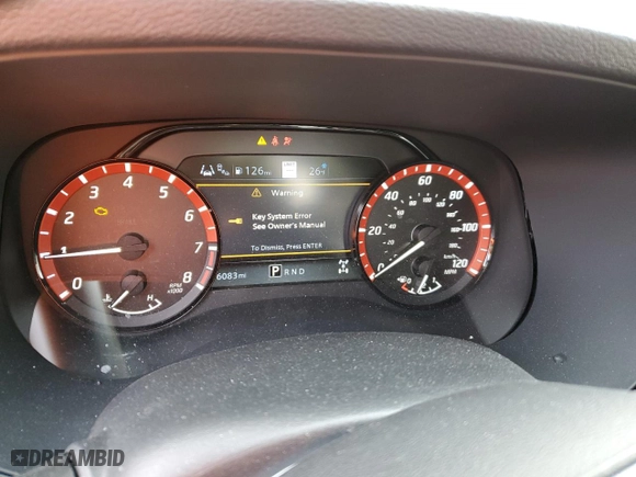 2024 Nissan Frontier PRO-4X with VIN 1N6ED1EKXRN621821, listed as a Copart auction lot 44488225 with 6,083 mi miles and Salvage Title. Bid and sale history available at carsss.com. Image 9.