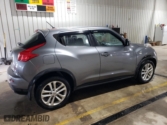 2014 Nissan Juke S with VIN JN8AF5MV4ET482519, listed as a Copart auction lot 52972395 with 54,412 mi miles and Salvage Title. Bid and sale history available at carsss.com. Image 3.