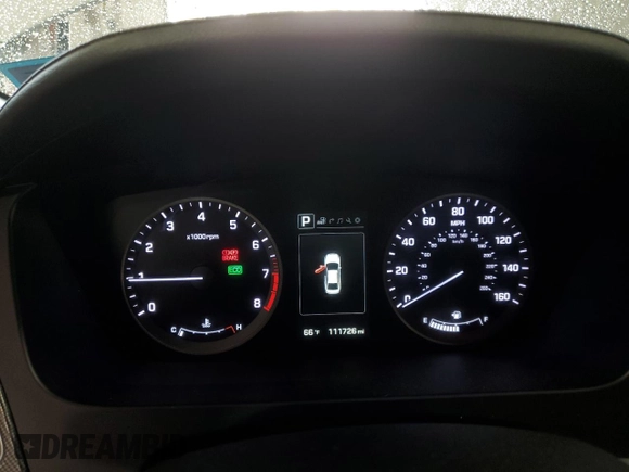 2015 Hyundai Sonata Sport with VIN 5NPE34AF1FH116102, listed as a Copart auction lot 58657855 with 111,726 mi miles and Salvage title. Bid and sale history available at DreamBid. Image 9.