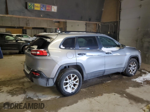 2017 Jeep Cherokee Sport with VIN 1C4PJMAB7HW658278, listed as a Copart auction lot 46120015 with 119,928 mi miles and Clean Title. Bid and sale history available at carsss.com. Image 3.