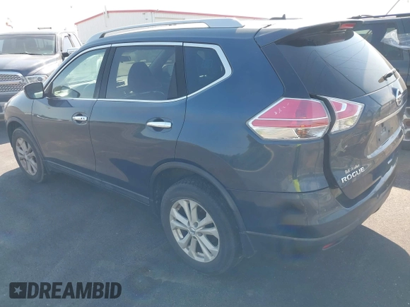 2016 Nissan Rogue SL with VIN 5N1AT2MT2GC826333, listed as a IAAI auction lot 42030632 with 120,329 mi miles and . Bid and sale history available at DreamBid. Image 3.