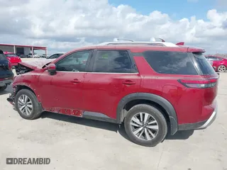 2024 Nissan Pathfinder SL with VIN 5N1DR3CAXRC205300, listed as a IAAI auction lot 41497428 with 25,583 mi miles. Bid and sale history available at carsss.com. Image 14.