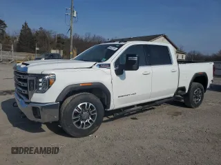 2023 GMC Sierra 2500HD SLE z VIN 1GT49MEY0PF190080, wystawiony jako Copart lot #49405195 z przebiegiem 15 314 mil mil oraz Szkoda całkowita • Salvage title. Historia ofert i sprzedaży dostępna na DreamBid. Obrazek 1.