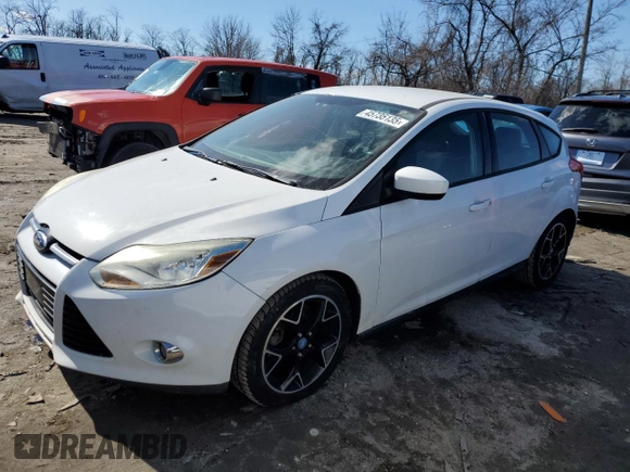 2012 Ford Focus SE with VIN 1FAHP3K26CL287058, listed as a Copart auction lot 45735135 with 182,472 mi miles and Clean Title. Bid and sale history available at carsss.com. Image 1.