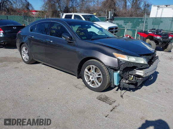 2009 Acura TL Tech with VIN 19UUA86539A018999, listed as a IAAI auction lot 41596314 with 145,302 mi miles. Bid and sale history available at carsss.com. Image 1.