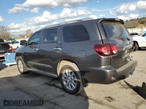 2019 Toyota Sequoia Platinum with VIN 5TDDY5G12KS171824, listed as a Copart auction lot 78034084 with 58,986 mi miles and Salvage Title. Bid and sale history available at carsss.com. Image 2.