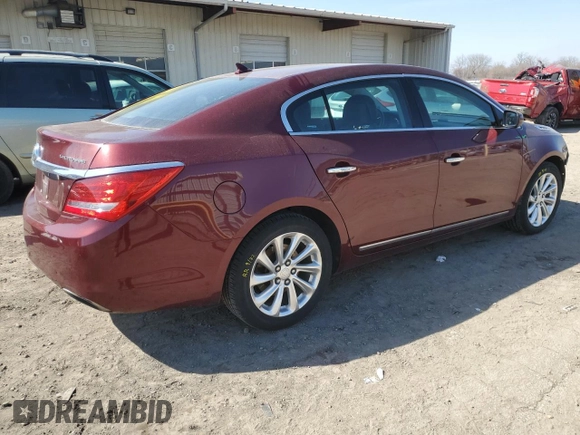2014 Buick LaCrosse with VIN 1G4GA5G37EF250246, listed as a Copart auction lot 48955915 with 124,107 mi miles and Salvage Title. Bid and sale history available at carsss.com. Image 3.