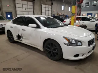 2011 Nissan Maxima 3.5 S with VIN 1N4AA5AP9BC827982, listed as a Copart auction lot 50153735 with 154,885 mi miles and Salvage Title. Bid and sale history available at carsss.com. Image 4.