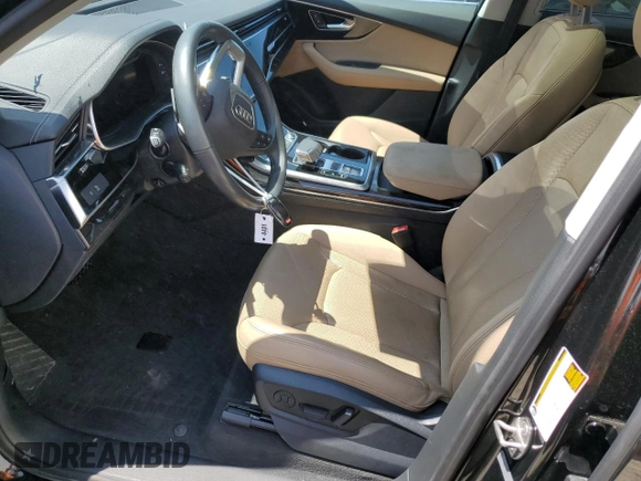 2023 Audi Q7 Premium Plus with VIN WA1LXBF71PD030355, listed as a Copart auction lot 58816255 with 39,353 mi miles and Salvage title. Bid and sale history available at DreamBid. Image 7.