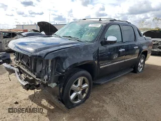 2012 Chevrolet Avalanche LTZ with VIN 3GNTKGE76CG110421, listed as a Copart auction lot 75436804 with 159,044 mi miles and Salvage Title. Bid and sale history available at DreamBid. Image 1.