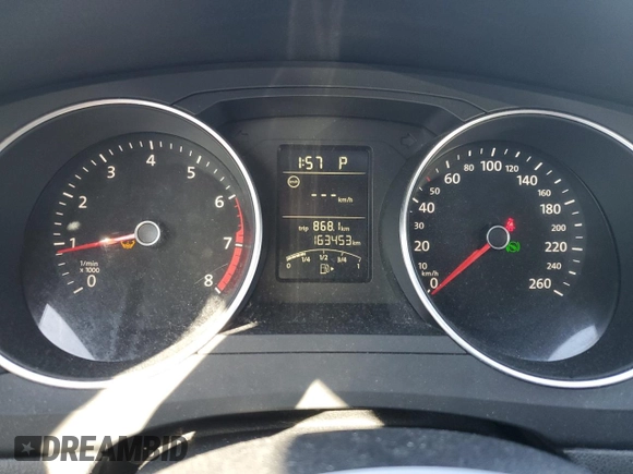 2015 Volkswagen Jetta Sedan 1.8T SE w/Connectivity with VIN 3VWD07AJ9FM230057, listed as a Copart auction lot 47434205 with 163,453 mi miles and Clean Title. Bid and sale history available at carsss.com. Image 9.